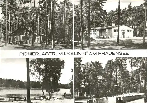 Graebendorf Koenigs Wusterhausen Pionierlager M.I. Kalinin Kat. Heidesee