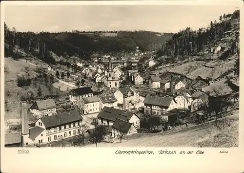 Krippen Bad Schandau Gesamtansicht Kat. Bad Schandau