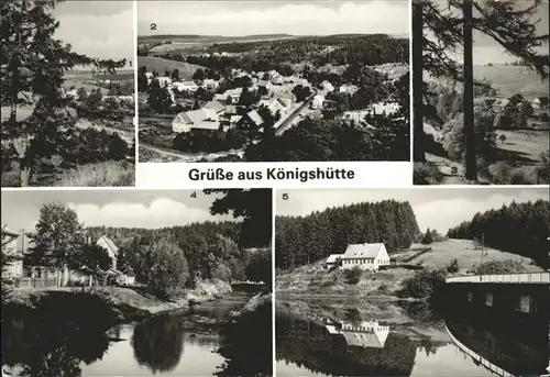 Koenigshuette Harz uebersicht Bodetal ueberleitungssperre Kat. Elbingerode Harz