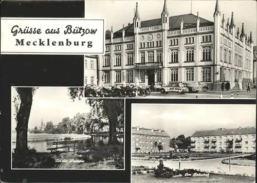 Buetzow Rathaus An der Warnow Bahnhof Kat. Buetzow