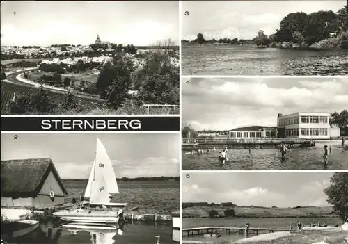 Sternberg Mecklenburg Teilansicht Lueckower See Strandgaststaette Kat. Sternberg Mecklenburg