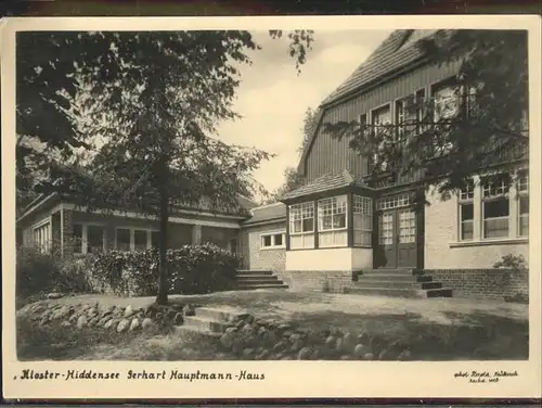 Kloster Hiddensee Gerhart Hauptmann Haus Kat. Insel Hiddensee