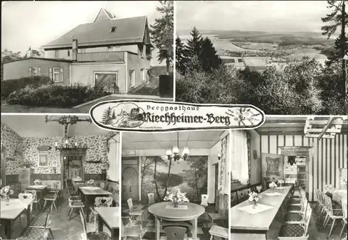 Riechheimer-Berg Berggasthaus Gastraum Kat. Erfurt