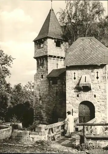 Kranichfeld Zugbruecke Tor Oberschlosses Kat. Kranichfeld