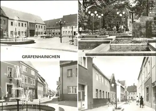 Graefenhainichen Marktplatz Kirchplatz Rathaus Kat. Graefenhainichen