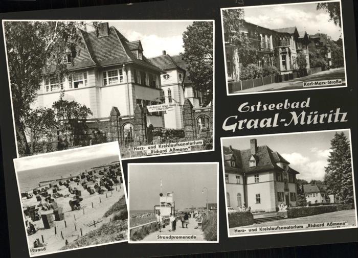 GraalMueritz Ostseebad KarlMarxStr. Herz Kreislaufsanatorium Richard