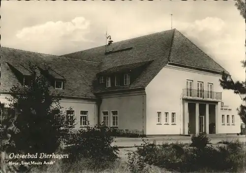Dierhagen Ostseebad Haus Ernst Moritz Arndt Kat. Dierhagen Ostseebad