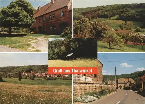 Thalwinkel Bergwinkel Dorfansicht Schutzhuette Kreiswanderweg Kat. Thalwinkel