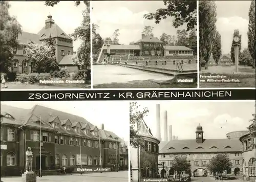 Zschornewitz Feierabendheim Wilhelm-Pieck-Platz Klubhaus Ativist Rathenauplatz Kat. Zschornewitz