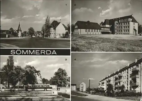 Soemmerda Stadtring Salzmannschule Busbahnhof Neue Zeit Kat. Soemmerda