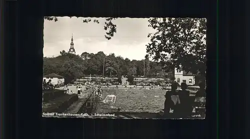 Frankenhausen Crimmitschau Solbad Schwimmbad Kat. Crimmitschau