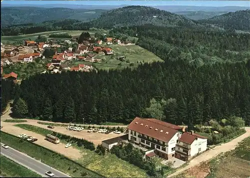 Siedelsbrunn Fliegeraufnahme Hotel Cafe Marienhof Kat. Wald-Michelbach