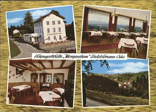 Siedelsbrunn Hoehengststaette Morgenstern Kat. Wald-Michelbach