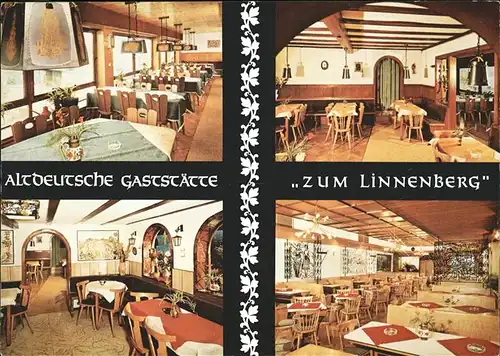 Bonsweiher Gaststaette Zum Linnenberg Kat. Moerlenbach
