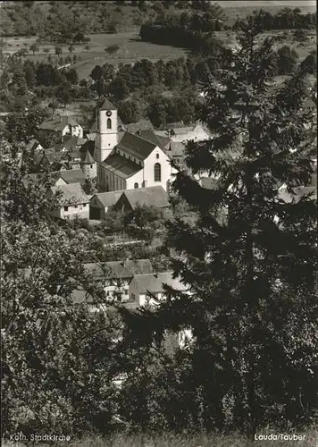 Lauda-Koenigshofen Kath.Stadtkirche / Lauda-Koenigshofen /Main-Tauber-Kreis LKR