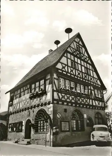 Birkenau Odenwald Rathaus Kat. Birkenau