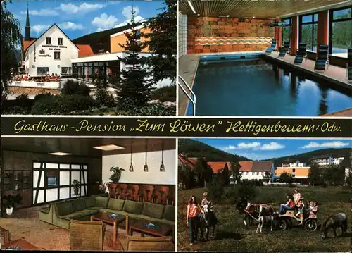 Hettigenbeuern Gasthaus zum Loewen Kat. Buchen (Odenwald)