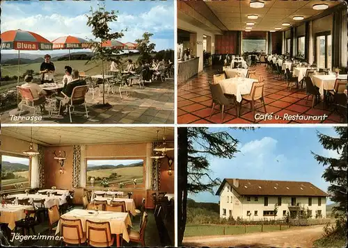 Siedelsbrunn Cafe Pension Maienhof Kat. Wald-Michelbach