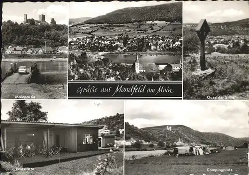 Mondfeld Raststaette Campingplatz Kat. Wertheim