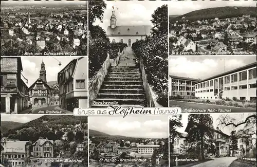 Hofheim Taunus Bergkapelle Sanatorium  Kat. Hofheim am Taunus