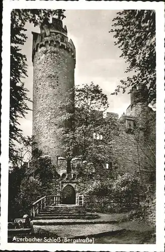 Auerbach Bergstrasse Schloss Kat. Bensheim