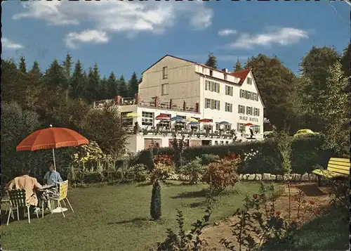 Glashuetten Taunus Wald Hotel Terasse Garten Kat. Glashuetten