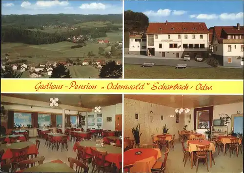 Scharbach Gasthaus Pension Zum Odenwald Familie Erle Kat. Grasellenbach