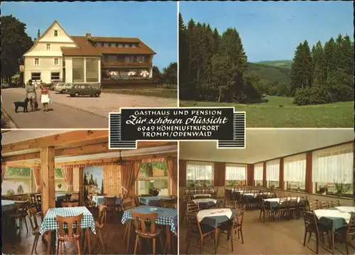 Tromm Odenwald Gasthaus Pension Zur schoenen Aussicht Familie Keil Kat. Grasellenbach