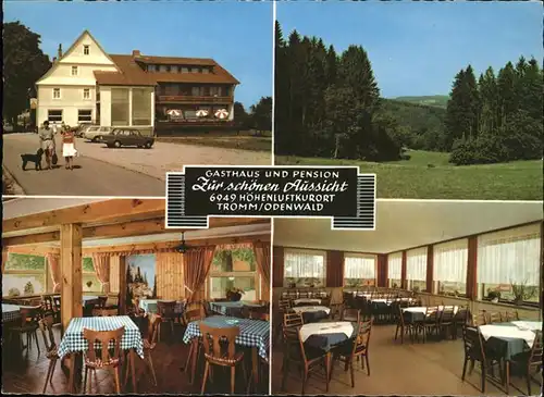 Tromm Odenwald Gasthaus Zur schoenen Aussicht Fam. Keil Kat. Grasellenbach