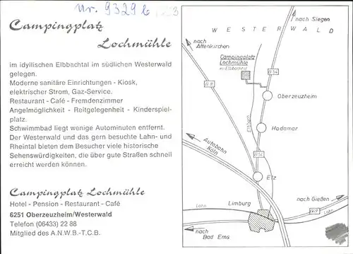 Oberzeuzheim Lochmuehle Campingplatz Kat. Hadamar