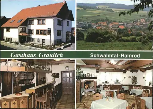 Schwalmtal Hessen Gasthaus Graulich Kat. Schwalmtal