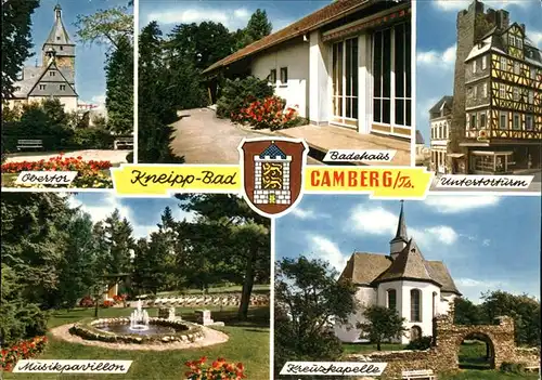 Bad Camberg Kreuzkapelle Obertor Badehaus Kat. Bad Camberg