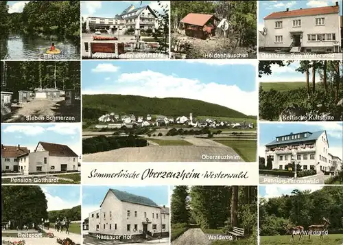 Oberzeuzheim Keltische Kultstaette Pension Gotthardt Nassauer Hof Sieben Schmerzen Kat. Hadamar