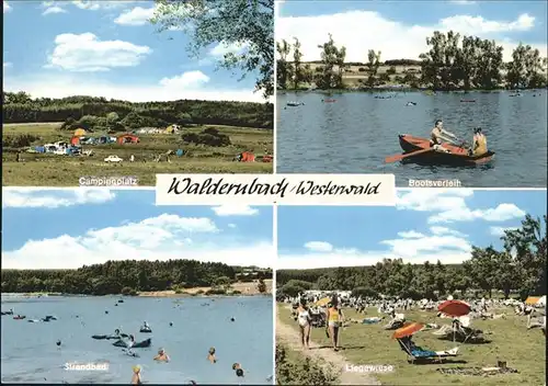 Waldernbach Campingplatz Strandbad Kat. Mengerskirchen