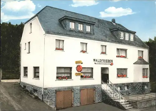 Wilsenroth Pension Haus Waldfrieden Kat. Dornburg