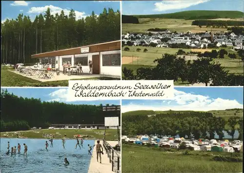 Waldernbach Erholungszentrum Seeweiher Kat. Mengerskirchen