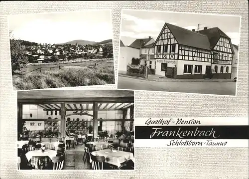 Schlossborn Pension Frankenbach Kat. Glashuetten