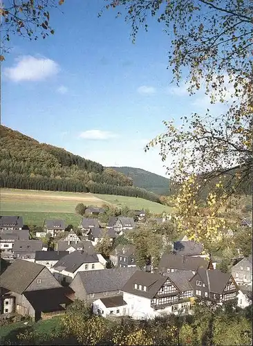 Oberkirchen Sauerland Teilansicht Oberkirchen Kat. Schmallenberg