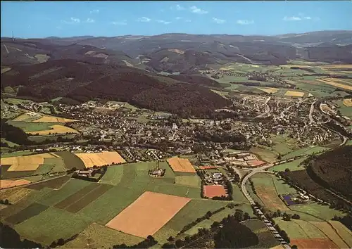 Fredeburg Schmallenberg Luftaufnahme Kneippkurort Fredeburg / Schmallenberg /Hochsauerlandkreis LKR