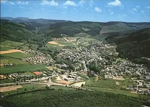 Fredeburg Schmallenberg Luftaufnahme Kneippkurort Fredeburg / Schmallenberg /Hochsauerlandkreis LKR