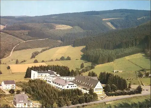 Grafschaft Sauerland Hotel Stockhausen Luftaufnahme Kat. Schmallenberg