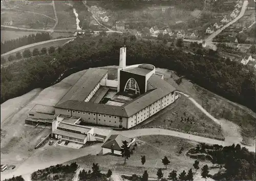 Altenhundem Maria Koenigin Missionsschule der Missionaere Luftaufnahme Kat. Lennestadt