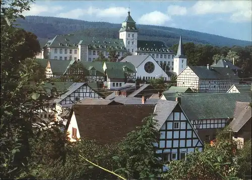 Grafschaft Sauerland Teilansicht Grafschaft Fachkrankenhaus Kloster Kat. Schmallenberg