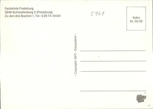 Fredeburg Schmallenberg Fachklinik Fredeburg Schwimmbad / Schmallenberg /Hochsauerlandkreis LKR