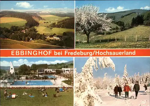 Fredeburg Schmallenberg Cafe Zum Leissetal Schmallenberg Ebbinghof Luftaufnahme Schwimmbad Winterimpressionen / Schmallenberg /Hochsauerlandkreis LKR