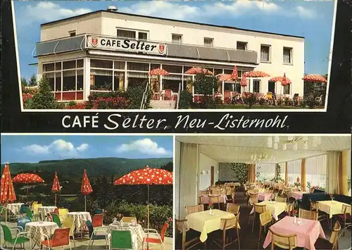 Listertalsperre Cafe Selter Neu-Listernohl Biggetalsperre Kat. Attendorn