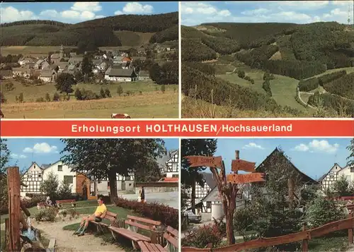 Holthausen Sauerland Teilansichten Holthausen Ortskern Kat. Schmallenberg