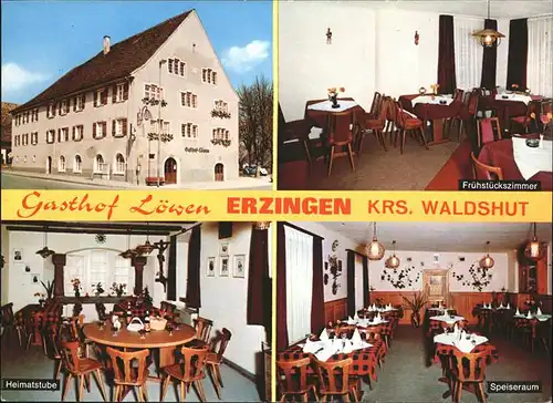 Erzingen Klettgau Gasthof Loewen Kat. Klettgau