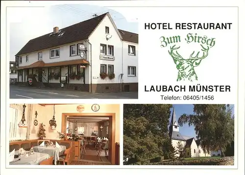 Laubach Hessen Hotel Restaurant Zum Hirsch / Laubach /Giessen LKR