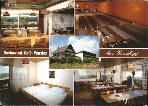 Espa Hessen Restaurant Cafe Pension Am Gaulskopf Kat. Langgoens